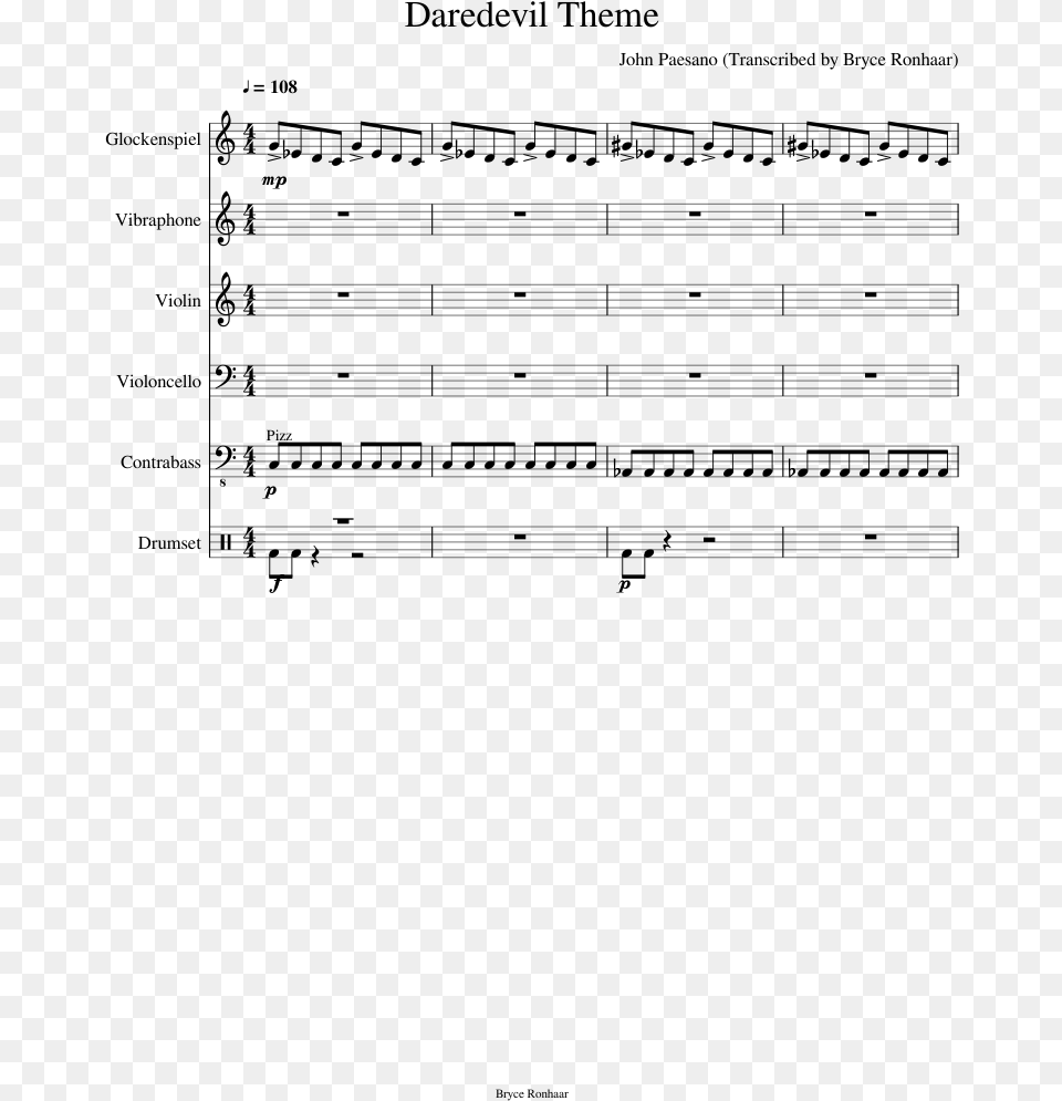 Atom Heart Mother Full Score, Gray Free Transparent Png