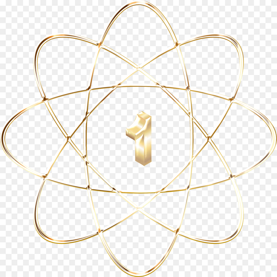 Atom Icon Transparent Bg, Cross, Symbol, Chandelier, Lamp Png