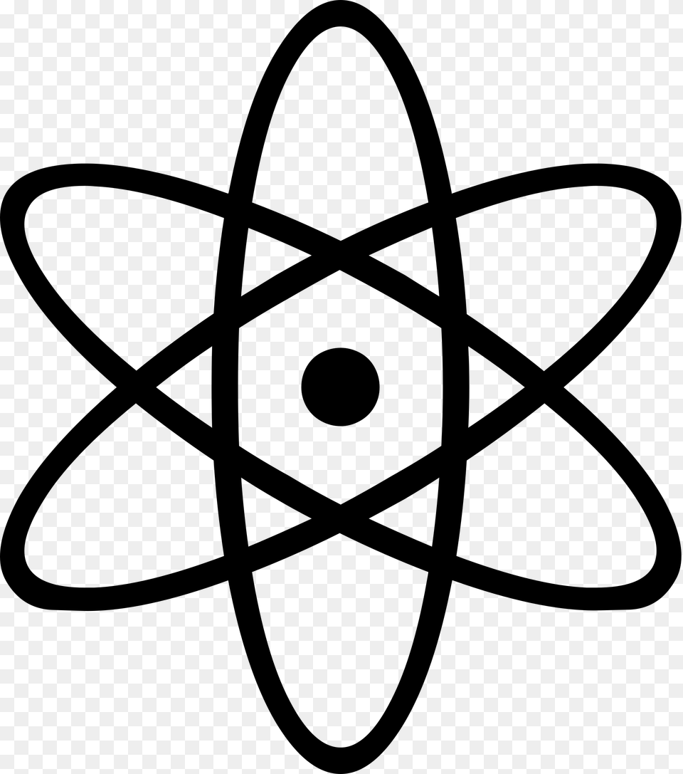 Atom Logo Atom, Gray Png