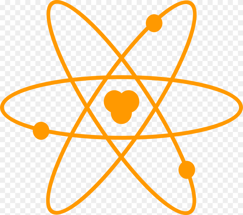 Atom Orange Clip Arts Chemistry Clipart, Star Symbol, Symbol, Smoke Pipe, Lighting Png