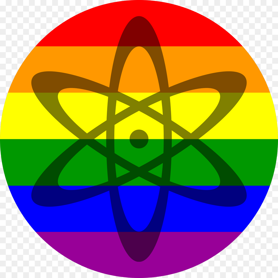 Atom Shadow On Rainbow Flag Icons, Easter Egg, Egg, Food Free Png Download