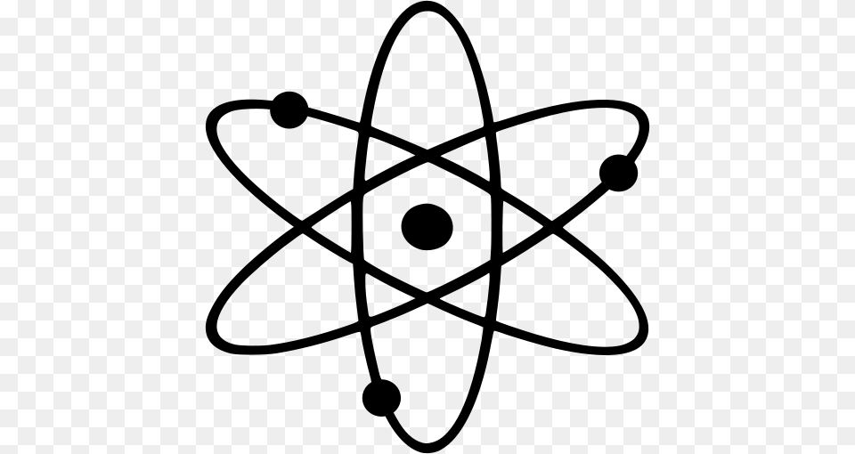Atom Symbol As Used In The Logo Of The Television Series, Gray Free Png Download