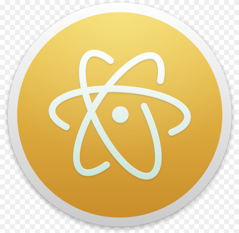 Atom Text Editor Icon, Disk Free Transparent Png