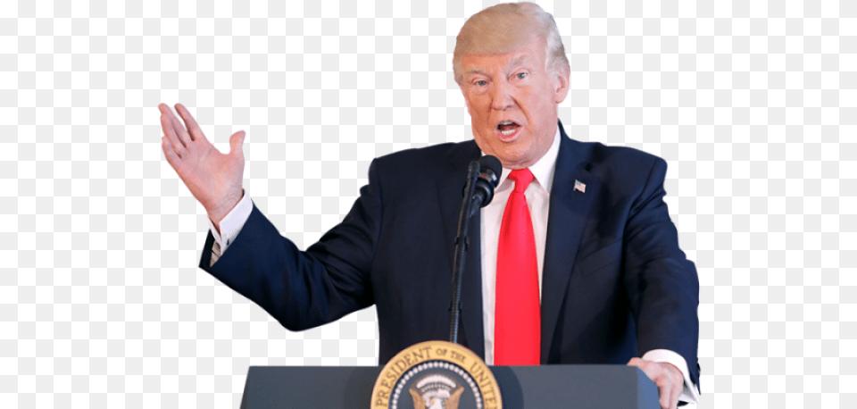 Atomic Bluff Us President Donald Trump, Crowd, Press Conference, Person, People Free Png Download