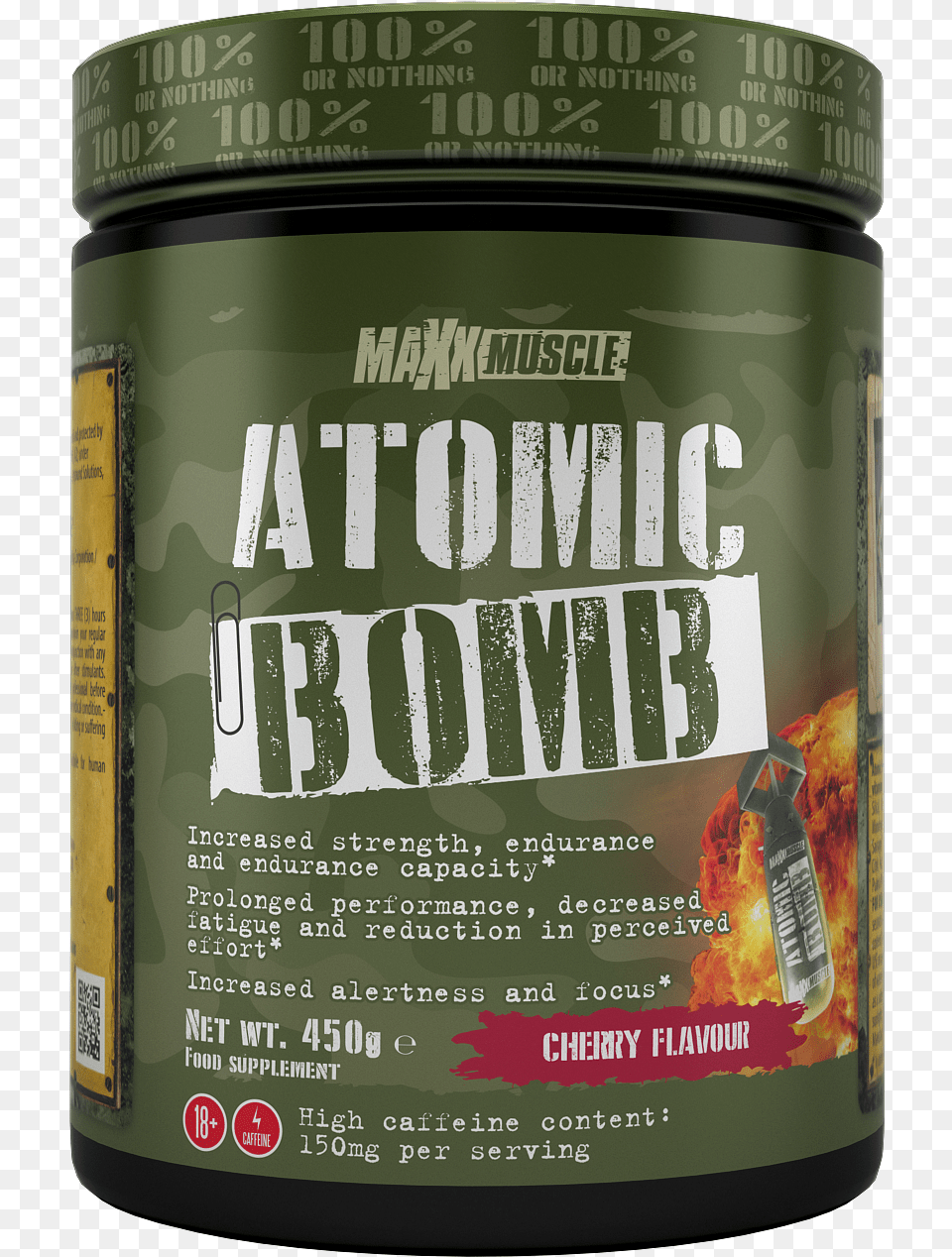 Atomic Bomb Powder 450g Bee, Can, Tin Free Png Download