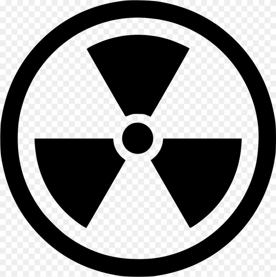 Atomic Danger Nuclear Radiation Radioactive Radioactive, Symbol, Ammunition, Grenade, Weapon Png Image