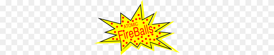 Atomic Fireball Logo Clip Art, Symbol, Star Symbol, Animal, Fish Free Png