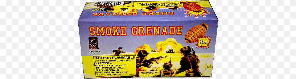 Atomic Fireworks Inc Banner, Person, Box, Weapon, Gun Free Png Download
