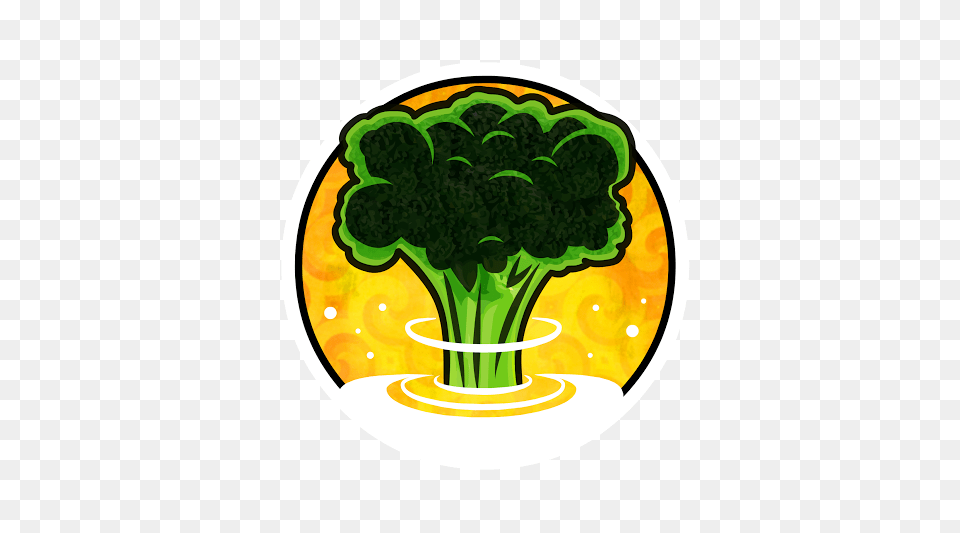 Atomic Veggie Studios, Broccoli, Food, Plant, Produce Png