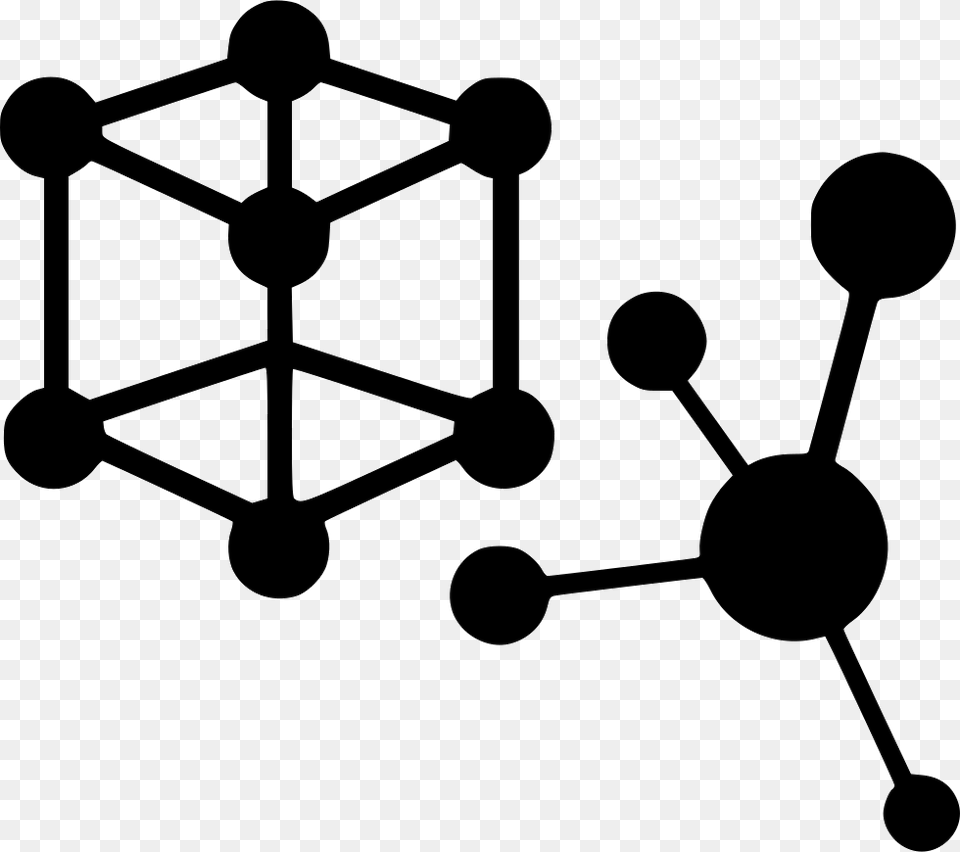 Atoms Elements Chemistry Physics Bonds Chemistry And Physics, Network, Mace Club, Weapon Free Transparent Png