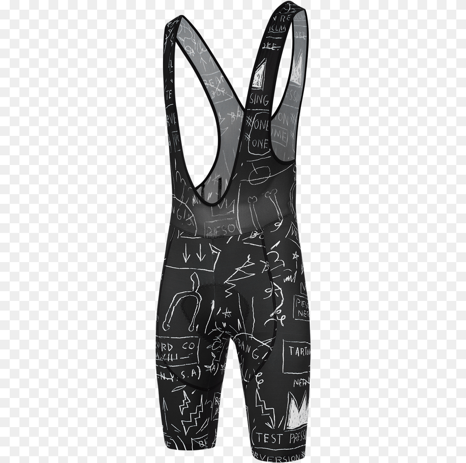 Atq X Basquiat Beat Bop Bib Shorts Main One Piece Garment, Clothing, Lifejacket, Vest Free Png