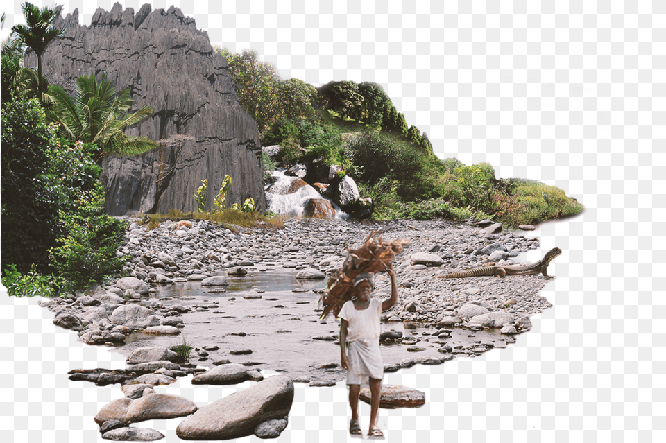 Atreelandscapes Yana India, Water, Stream, Person, Outdoors Free Png Download