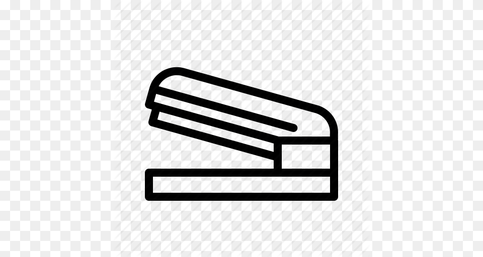 Attach Clip Fastnen Paper Pin Stapler Stationary Icon, Device Free Png Download
