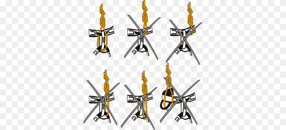 Attaching The Rope To A Sit Harness Attaching Rope To Harness, Sword, Weapon Free Png