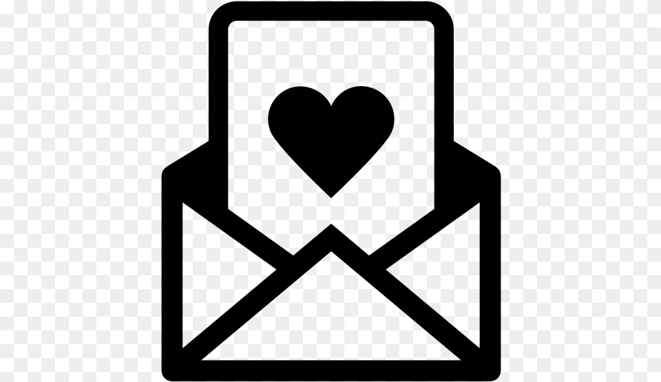 Attachment In Email Icon, Gray Png Image