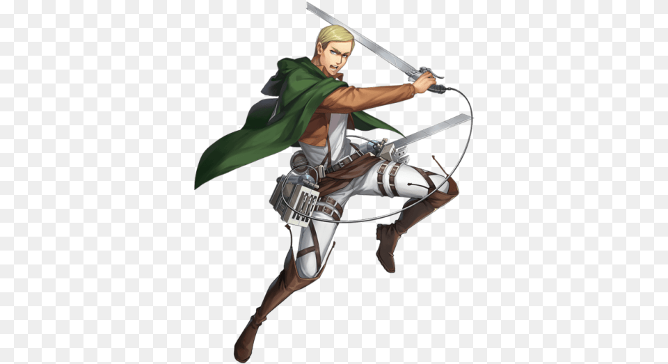 Attack Attack On Titan Erwin, Adult, Female, Person, Woman Free Png Download