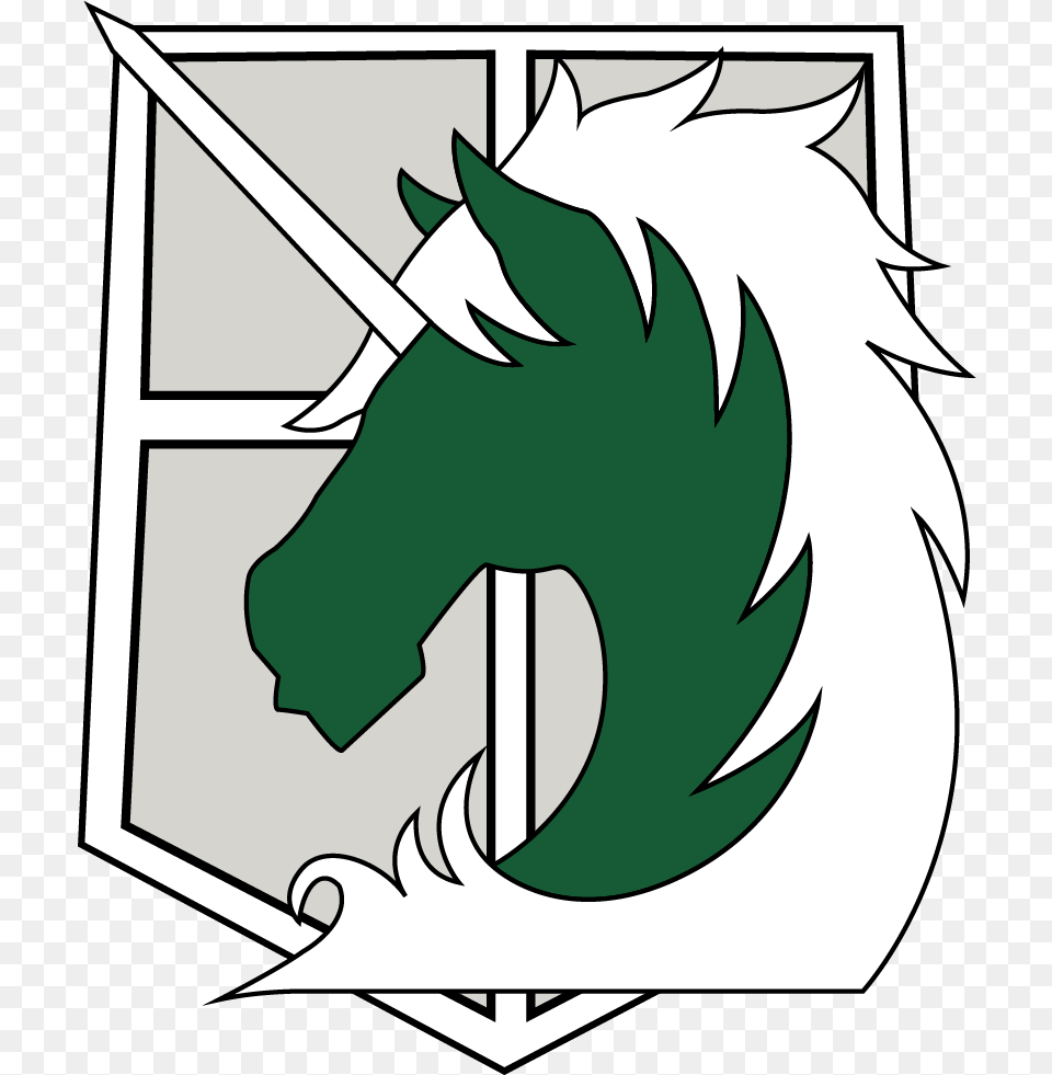 Attack Attack On Titan Military Police Logo, Animal, Fish, Sea Life, Shark Png Image