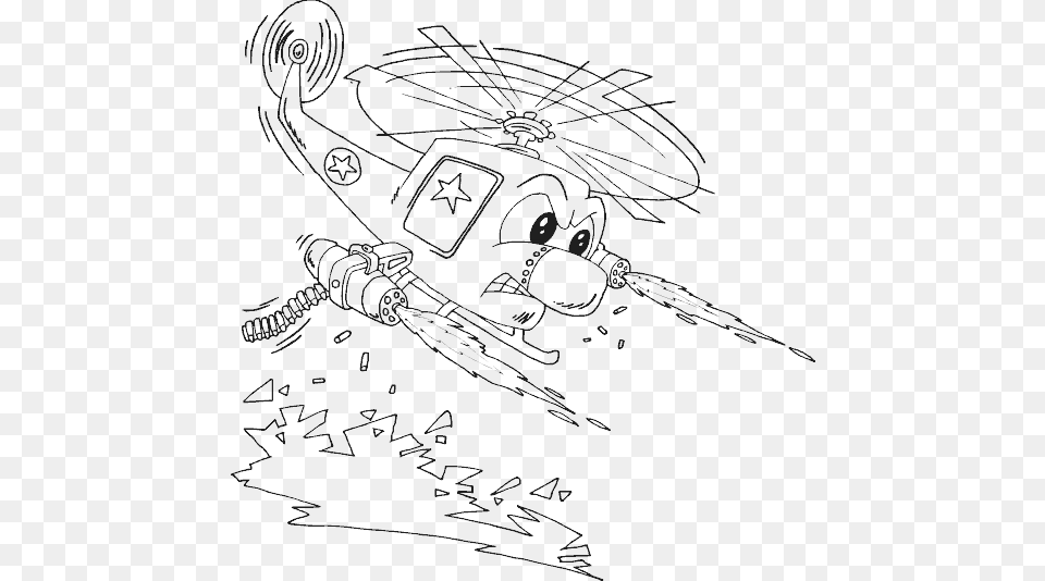 Attack Helicopter Attack Helicopter Coloring Page, Art, Drawing Free Png Download