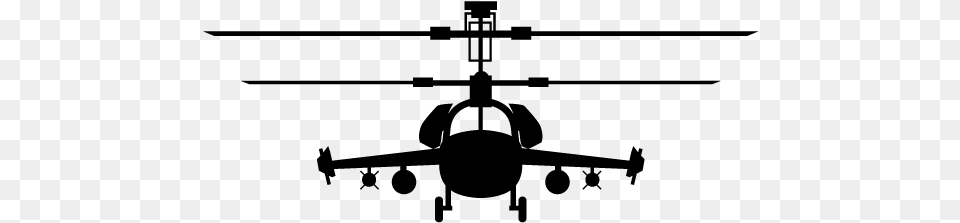 Attack Helicopter Icon, Gray Free Png