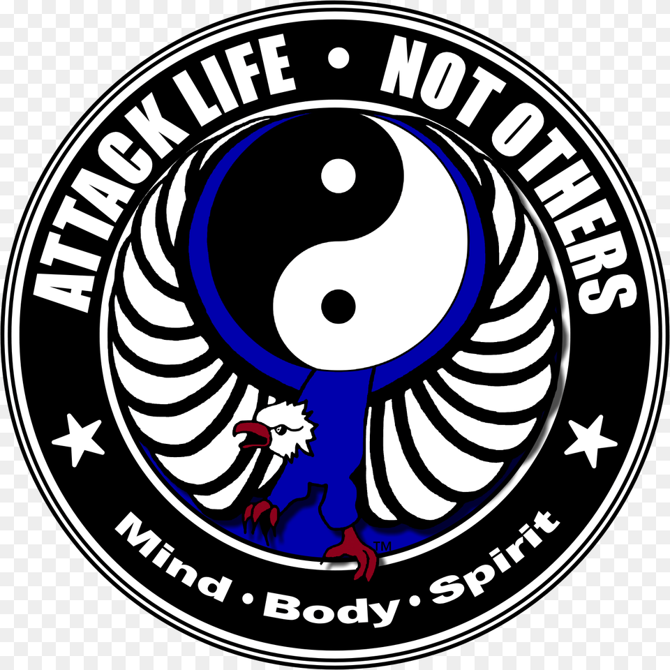Attack Life Not Others, Emblem, Symbol, Logo Free Transparent Png