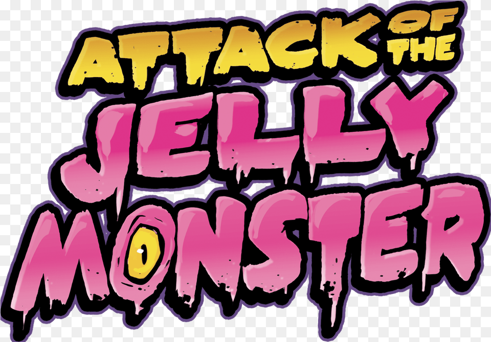 Attack Of The Jelly Monster Logo, Art, Graffiti, Purple, Face Free Png
