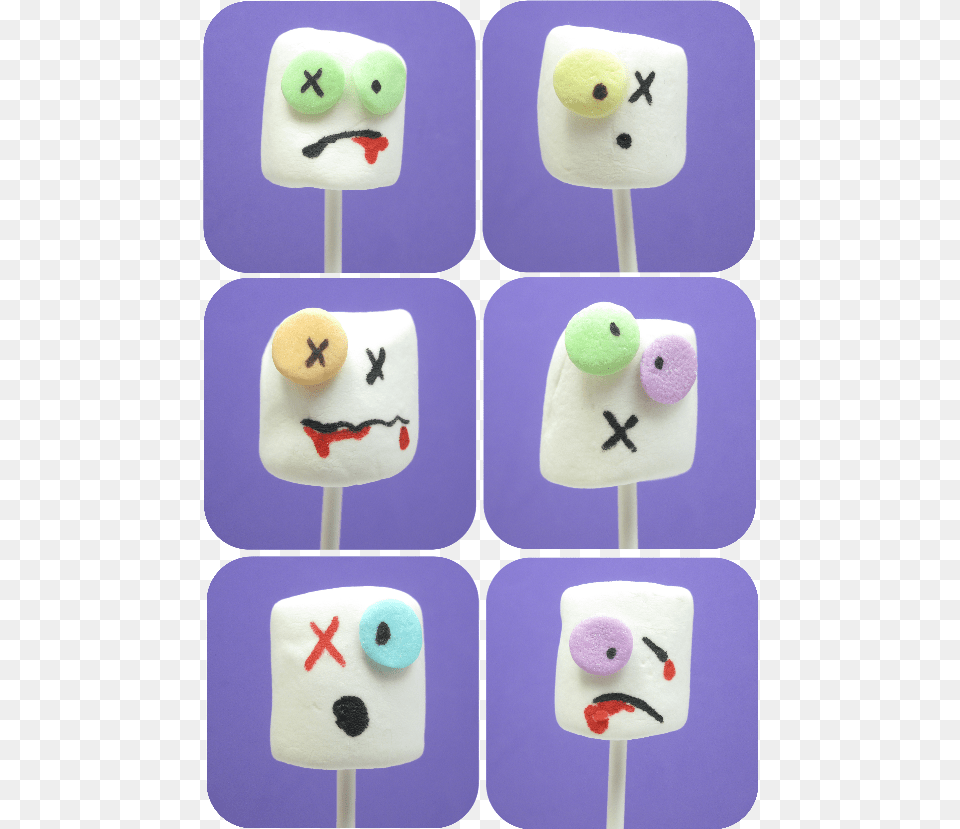 Attack Of The Zombie Marshmallows Marshmallow Pops, Plush, Toy, Food, Sweets Png