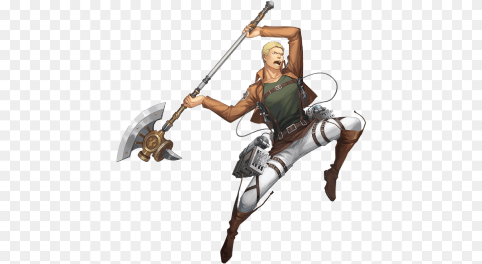 Attack On Titan, Sword, Weapon, Adult, Male Free Transparent Png