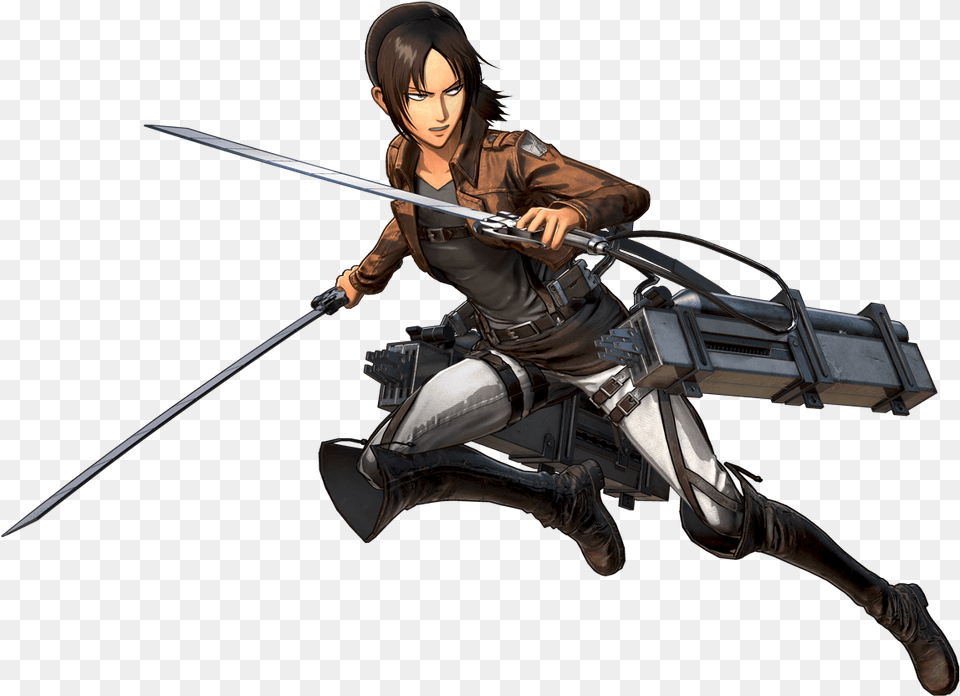 Attack On Titan 2 2017 10 26 17 Attack On Titan, Weapon, Sword, Adult, Person Free Transparent Png