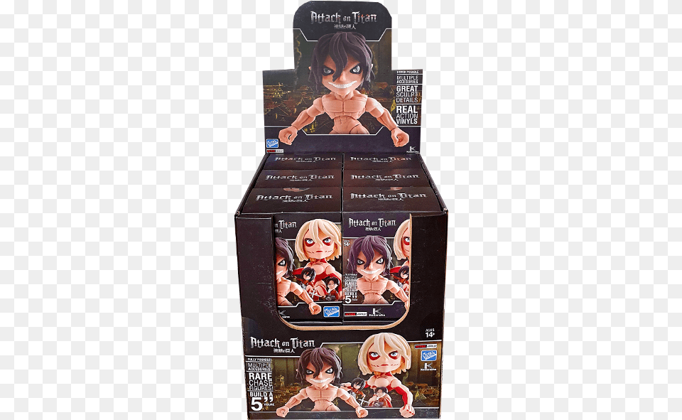 Attack On Titan Action Figure, Book, Comics, Publication, Person Free Transparent Png