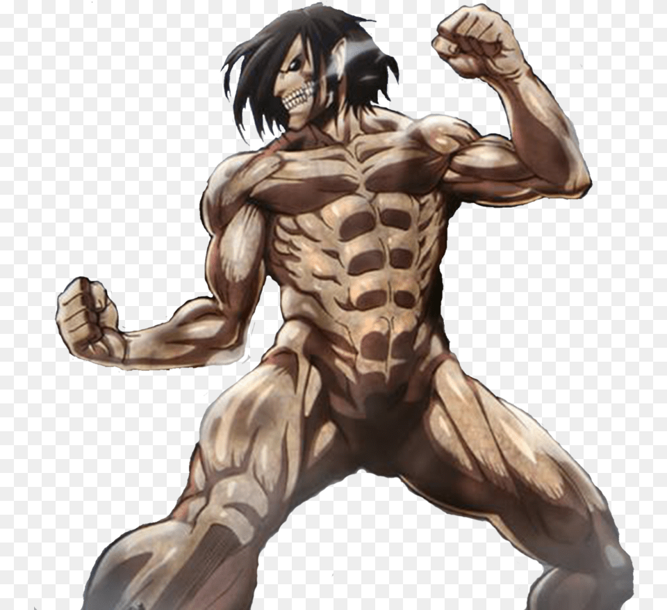 Attack On Titan Eren Titan Full Body, Adult, Male, Man, Person Free Png