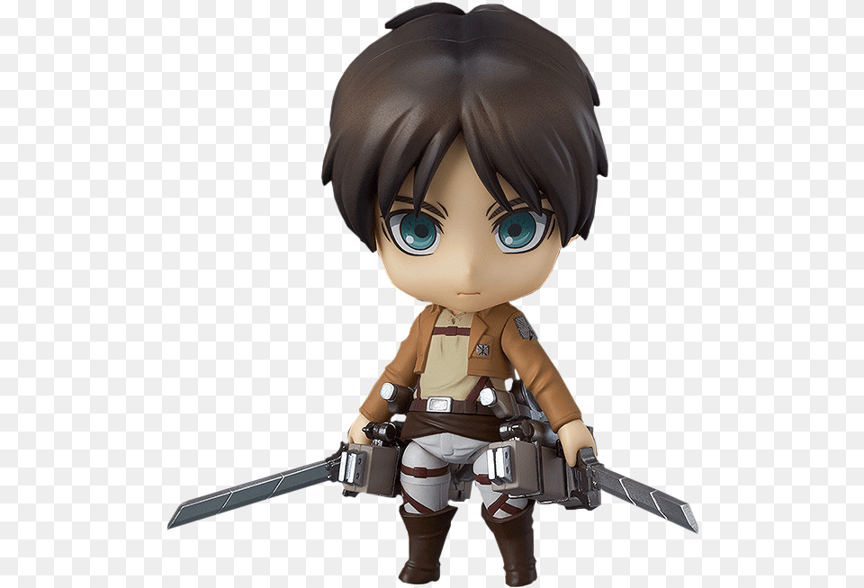Attack On Titan Eren Yeager Action Figure, Baby, Person, Book, Comics Free Transparent Png