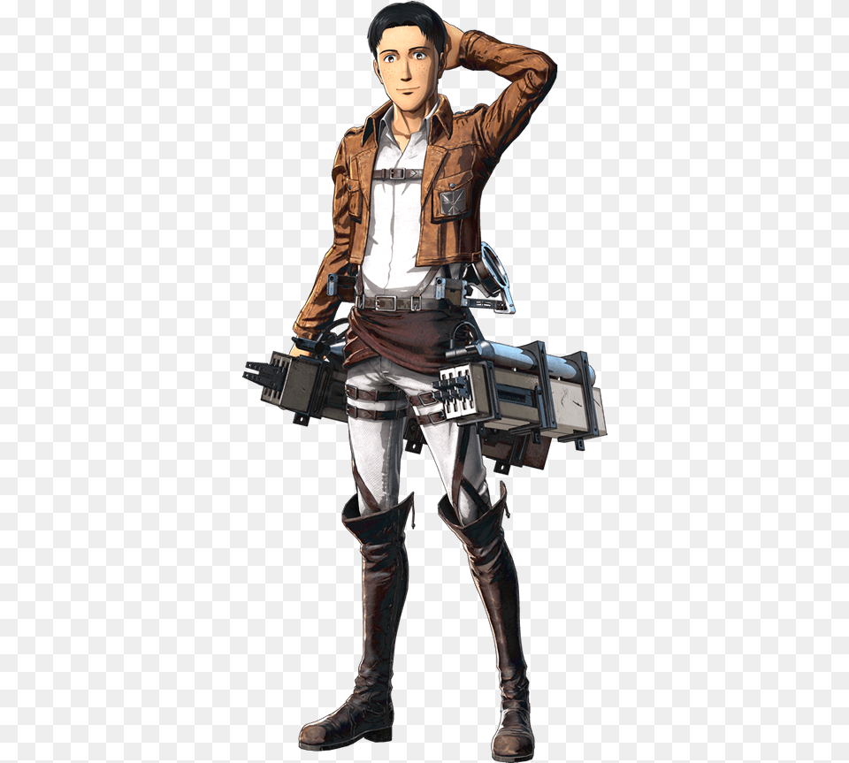 Attack On Titan High Quality Attack On Titan Game Marco, Adult, Clothing, Coat, Person Png Image