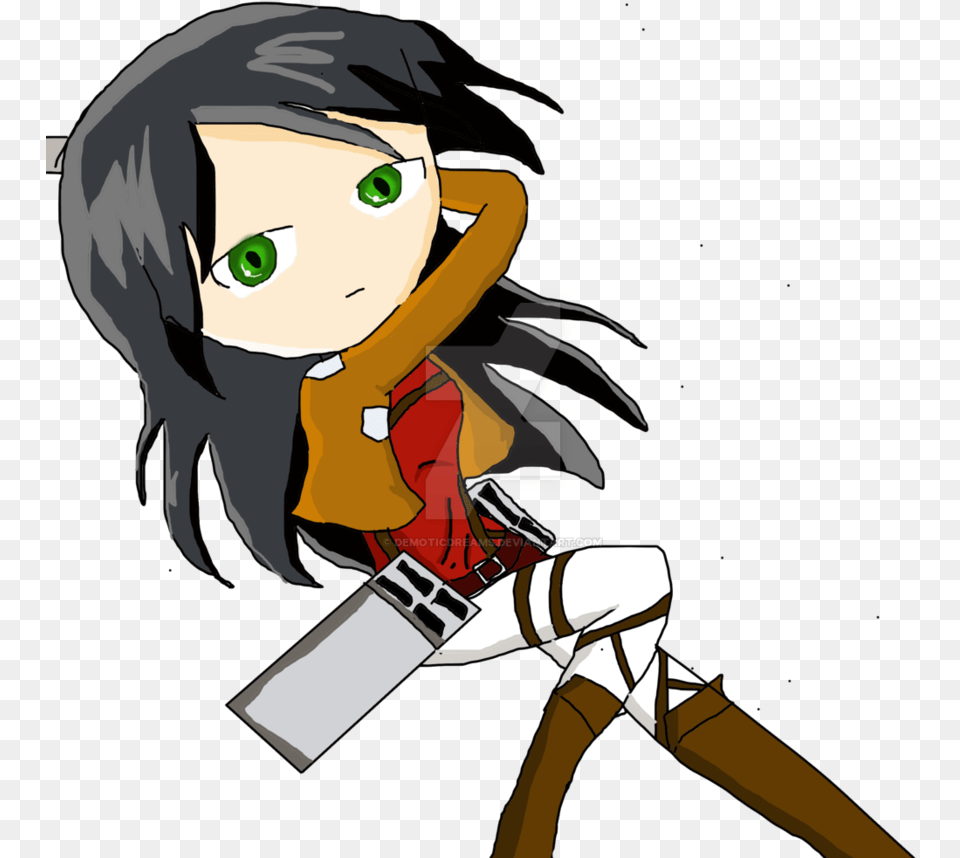 Attack On Titan Oc By Demoticdreams Cartoon, Book, Comics, Publication, Adult Png Image