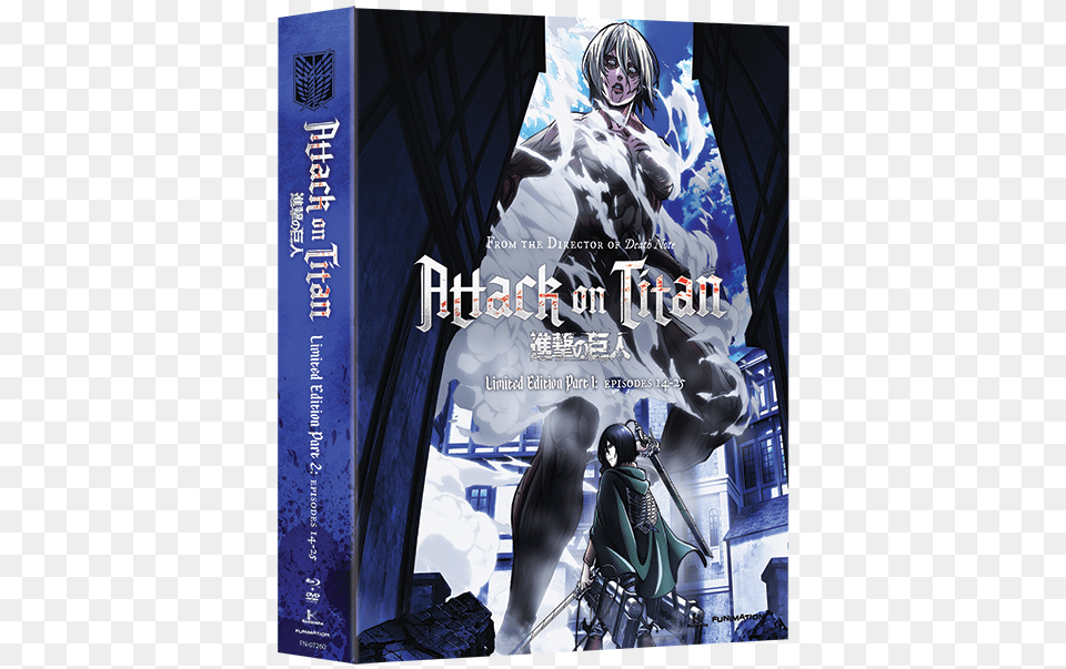 Attack On Titan Part Attack On Titan Blu Ray, Book, Publication, Comics, Adult Png