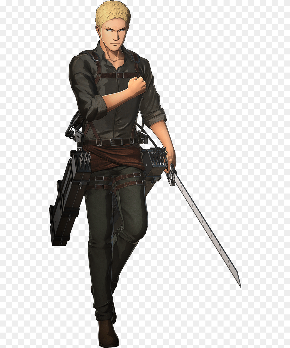 Attack On Titan Reiner Braun, Adult, Male, Man, Person Png