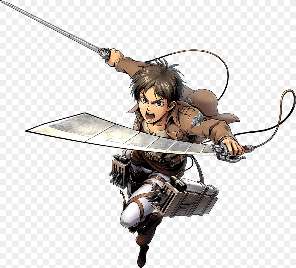 Attack On Titan Tactics, Weapon, Sword, Head, Face Free Png Download