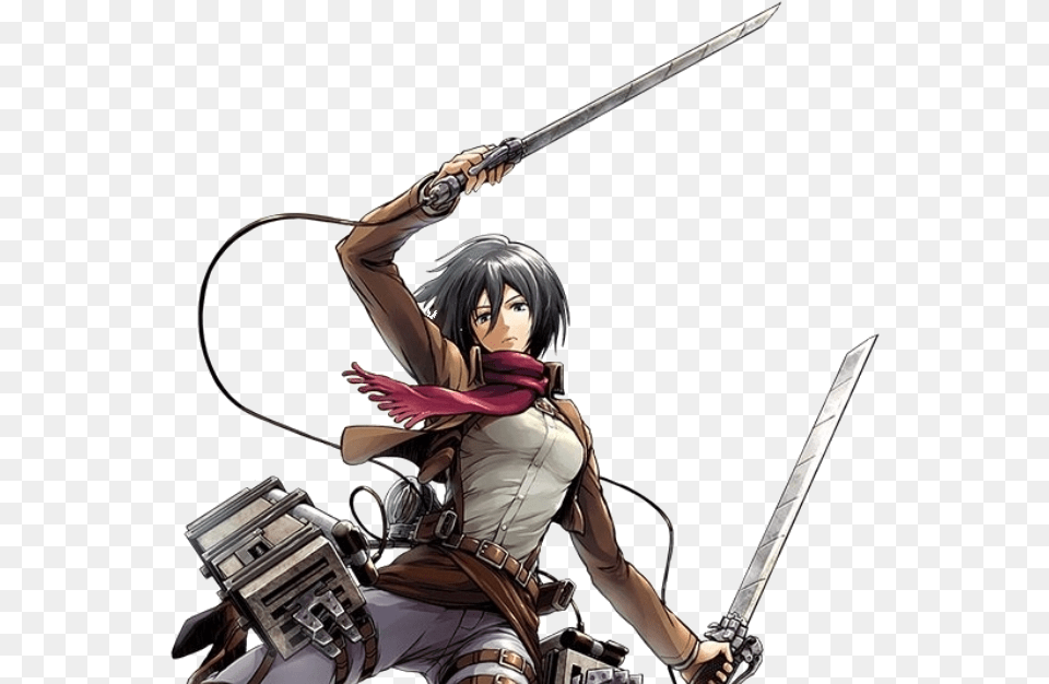 Attack On Titan Tactics Mikasa, Adult, Person, Woman, Female Png Image