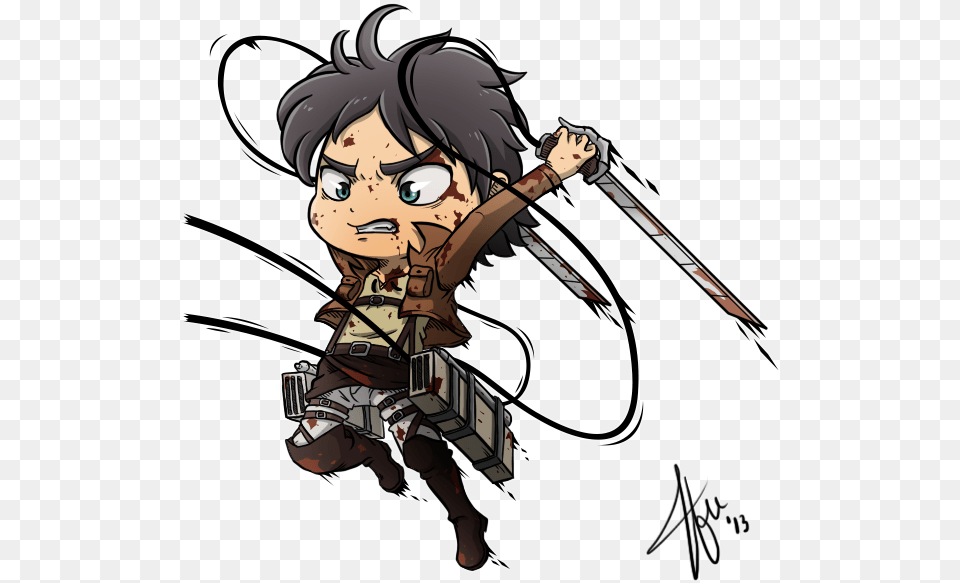 Attack On Titan Transparent, Book, Comics, Publication, Baby Png