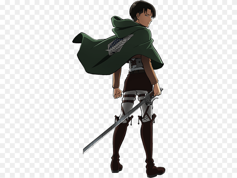 Attack On Titan Transparent Background Attack On Titan Transparent, Person, Fashion, Sword, Weapon Png Image