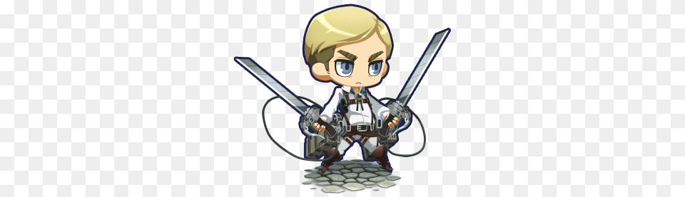 Attack On Titan Wiki On Twitter Levi And Erwin Character, Baby, Person, Book, Comics Free Transparent Png