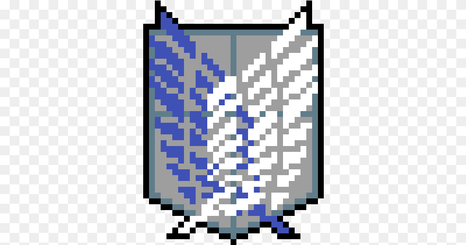 Attack On Titan Wings Of Freedom Pixel Art, Qr Code, Animal, Bird, Jay Free Png