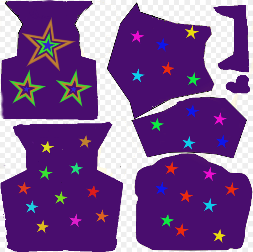 Attack Purple Star Set Cushion, Symbol, Star Symbol Free Transparent Png