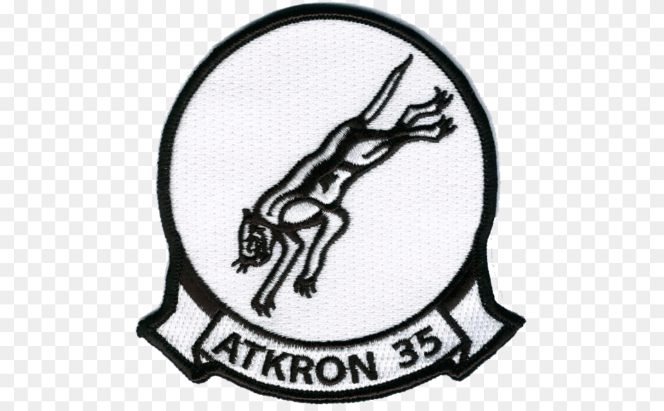 Attack Squadron 35 Logo Transparent Cartoon Jingfm Va 35 Black Panthers, Badge, Symbol, Cross Free Png