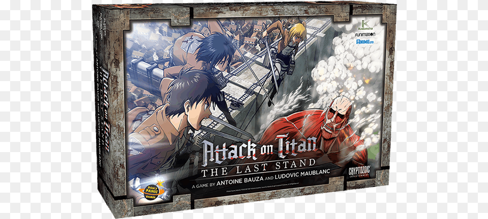 Attack Tactical Board Game Attack On The Titan The Last Stand, Book, Publication, Comics, Person Png Image