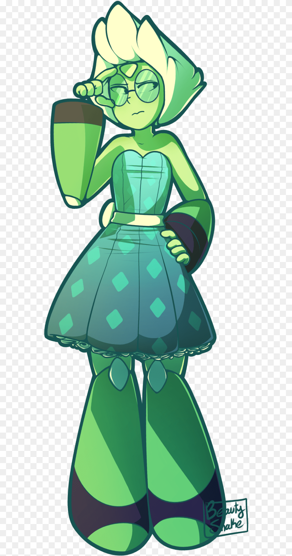Attack The Light Green Clothing Fictional Character Steven Universe Maid Peridot, Publication, Person, Baby, Book Free Png Download