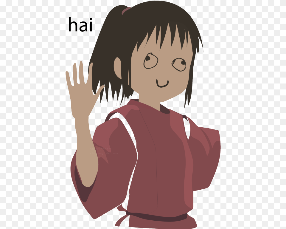 Attempted A Chihiro Fanart For You Guys But Too Scared Derp Anime Boy, Book, Comics, Publication, Baby Free Transparent Png