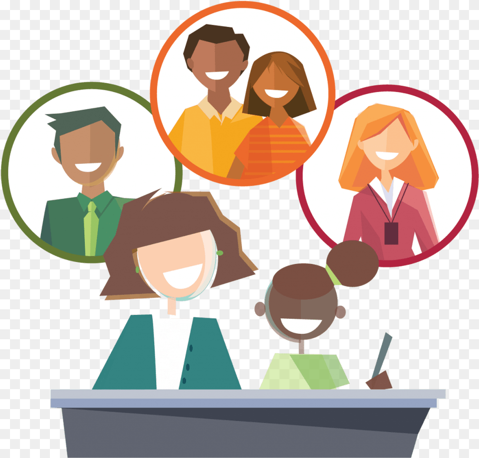 Attendance Clipart On Kumdotv Com Parent And Student Learning, Person, People, Adult, Woman Free Png