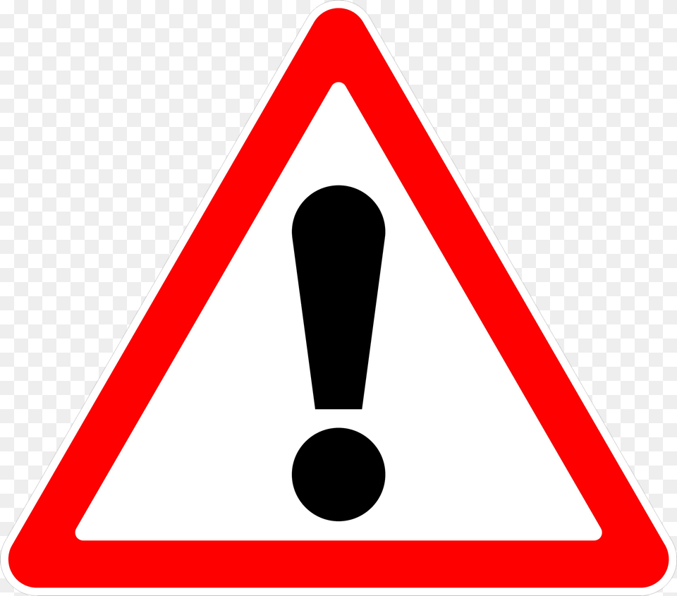 Attention, Sign, Symbol, Road Sign Png Image