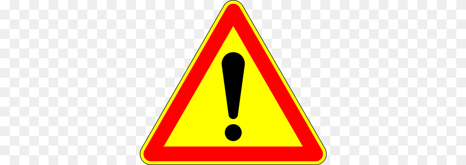 Attention Sign, Symbol, Road Sign Png Image