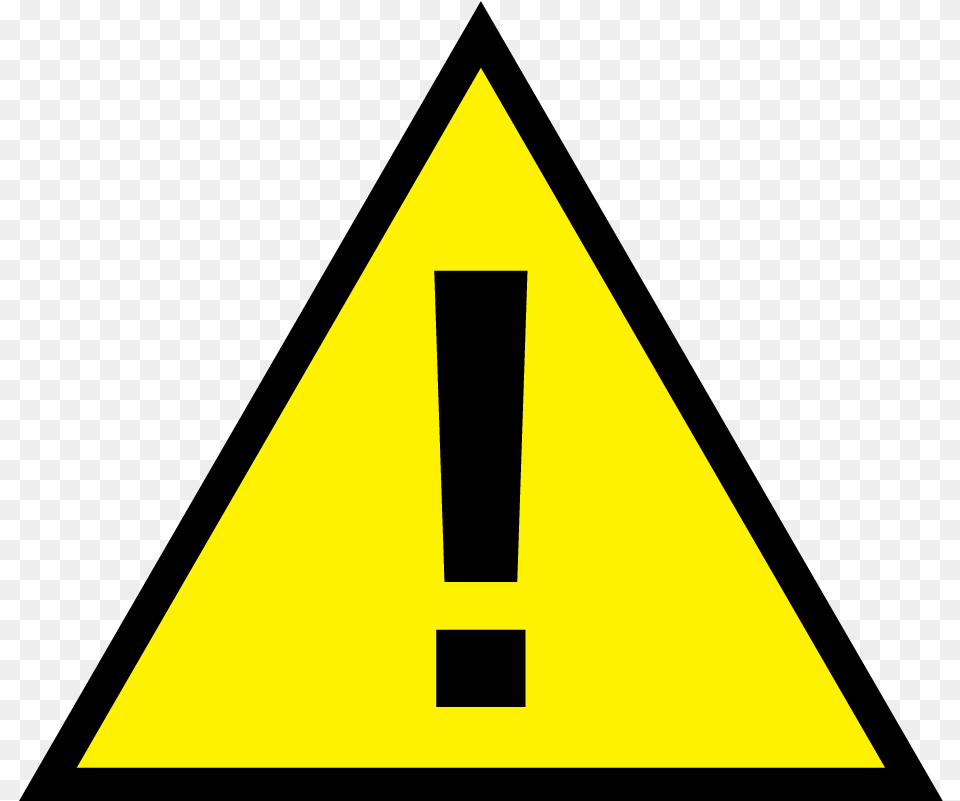 Attention Border Clip Art, Triangle, Sign, Symbol Png Image